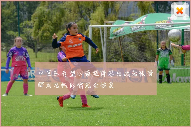 中国队有望以最强阵容出战若张瑷晖刘浩帆彭啸完全恢复